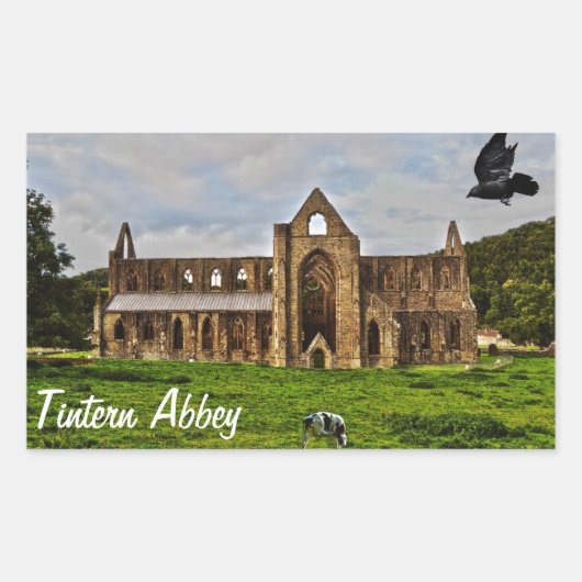 ウェールズのCistercian修道院、Tintern Abbey 長方形シール (正面)