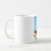 ウェールズのGwyneddにあるAbersoch Llanengan旅行ポスター コーヒーマグカップ (左)