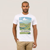ウェールズのLlŷn半島のバケーション ポスター Tシャツ (正面フル)