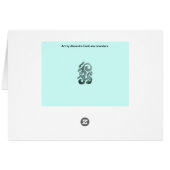 ウェールズのNewtown, Powys, Walesからのハロウィーンの挨拶 (裏面横)