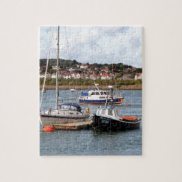 ウェールズのRiver Conwyにボート ジグソーパズル