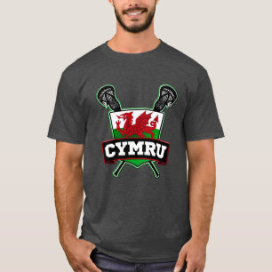 ウェールズウェールズのラクロス Tシャツ