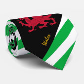ウェールズストライプズTie, dragon business Wesh Flag ネクタイ (ロール)