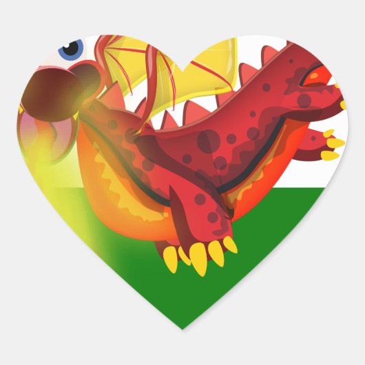 ウェールズドラゴン ハートシール (正面)