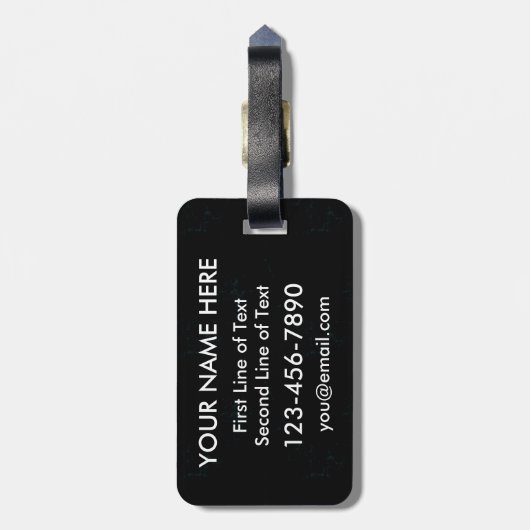 ウェールズホームオブラグビーカスタマイズ可能な荷物タグ ラゲッジタグ (裏面縦)