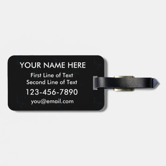 ウェールズホームオブラグビーカスタマイズ可能な荷物タグ ラゲッジタグ (裏面横)