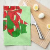 ウェールズホームオブラグビーティータオル キッチンタオル (四つ折り)