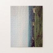 ウェールズヴィンテージビューランドスケープシープウェルシュホライズン ジグソーパズル (縦)