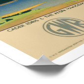 ウェールズヴィンテージ旅行 ポスター (角)