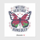 ウェールズ伝統走深い シール (シート)