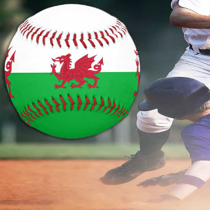 ウェールズ国旗とウェールズのスポーツ/Cymru野球ボール 野球ボール
