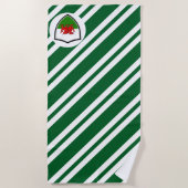 ウェールズ国旗のビーチタオル ビーチタオル (正面)