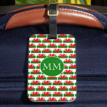 ウェールズ国旗のモノグラム