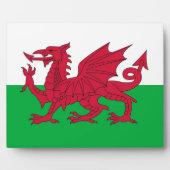 ウェールズ国旗の額 フォトプラーク (正面)