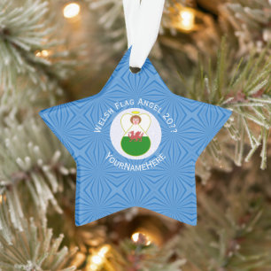 ウェールズ国旗エンジェル・ハヌカー オーナメント