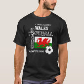 ウェールズ国旗サッカーTシャツ Tシャツ (正面)