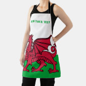 ウェールズ国旗ドラゴンイングランド英赤十字社 エプロン (インサイチュ)