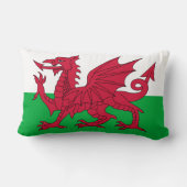 ウェールズ国旗（ウェールズ） （ウェールズ） ランバークッション (裏面)