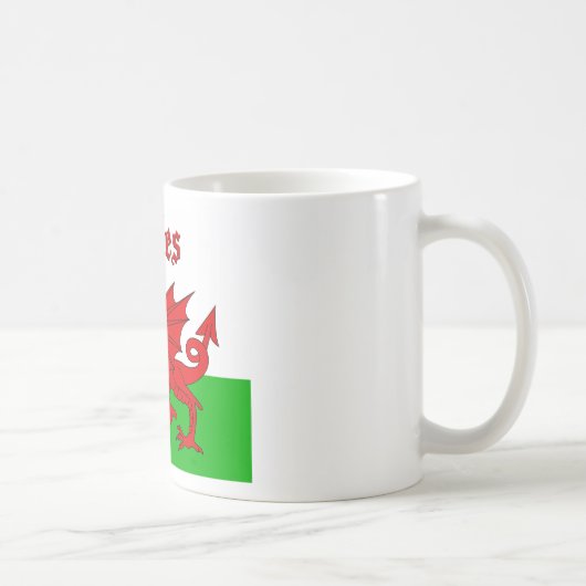 ウェールズ国旗 コーヒーマグカップ (右)