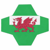 ウェールズ国旗 サッカーボール (フラット)