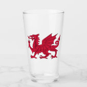 ウェールズ国旗 タンブラーグラス (正面)