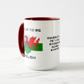 ウェールズ国旗 マグカップ (正面左)