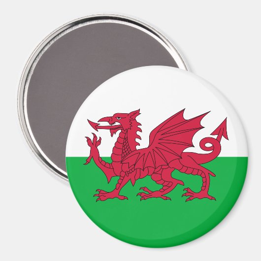 ウェールズ国旗 マグネット (正面/裏面)
