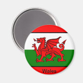 ウェールズ国旗 マグネット (正面/裏面)