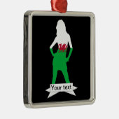 ウェールズ国旗 メタルオーナメント (右)