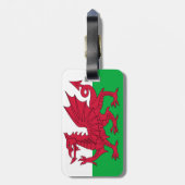 ウェールズ国旗 ラゲッジタグ (裏面縦)