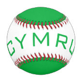 ウェールズ国旗 野球ボール (裏面)