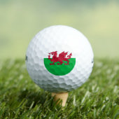 ウェールズ国旗(Cymru) ゴルフボール (インサイチュ 木)
