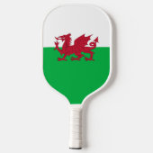 ウェールズ国旗(Cymru) ピックルボールラケット (裏面)