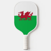 ウェールズ国旗(Cymru) ピックルボールラケット (正面)