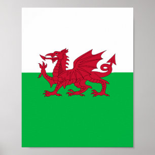 ウェールズ国旗(Cymru) ポスター