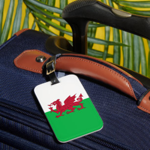ウェールズ国旗(Cymru) ラゲッジタグ