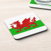 ウェールズ国旗 – Cymru 高品質 Image コースター (左側)