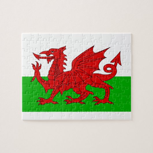 ウェールズ国旗 – Cymru 高品質 Image ジグソーパズル (横)