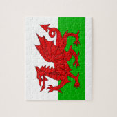 ウェールズ国旗 – Cymru 高品質 Image ジグソーパズル (縦)