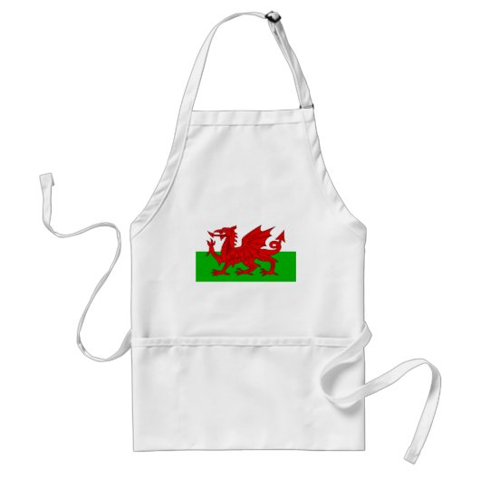 ウェールズ国旗 – Cymru 高品質 Image スタンダードエプロン (正面)