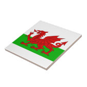 ウェールズ国旗 – Cymru 高品質 Image タイル (側面)