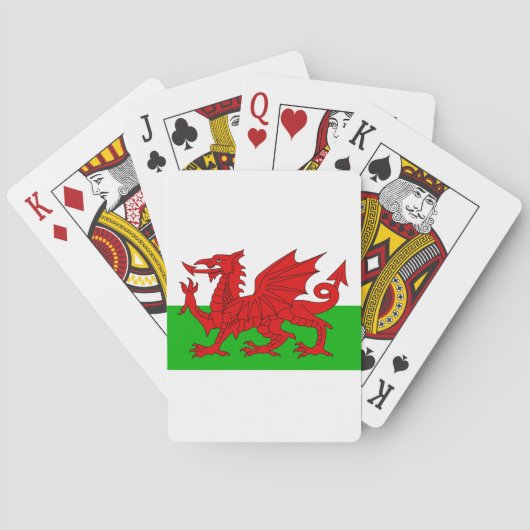 ウェールズ国旗 – Cymru 高品質 Image トランプ (裏面)