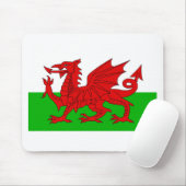 ウェールズ国旗 – Cymru 高品質 Image マウスパッド (マウス)