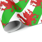 ウェールズ国旗 – Cymru 高品質 Image ラッピングペーパー (ロールコーナー)