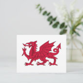 ウェールズ国旗 – The Red Dragon - Baner Cymru ポストカード (スタンド正面)