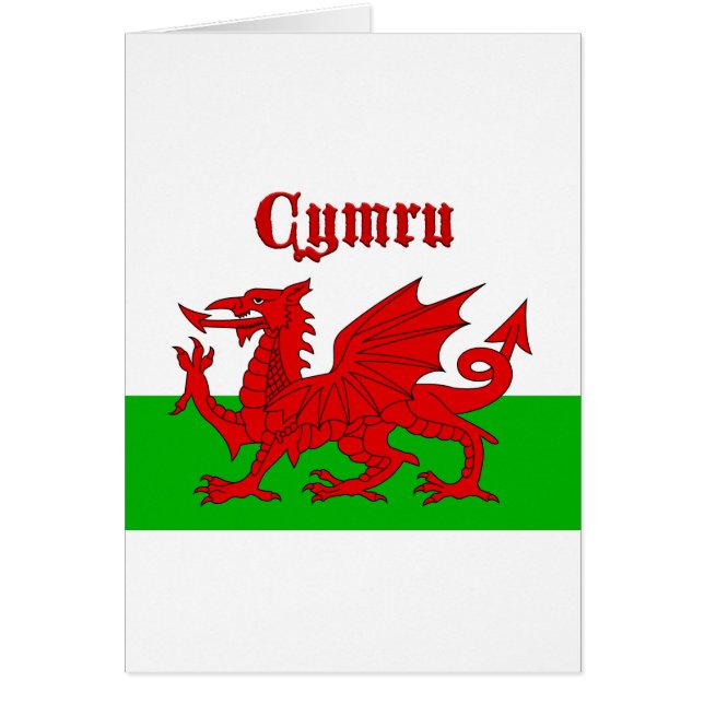 ウェールズ国旗Cymru (正面)