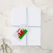 ウェールズ国旗Cymru ギフトタグ (より糸つき)
