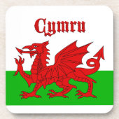 ウェールズ国旗Cymru コースター (正面)