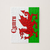 ウェールズ国旗Cymru ジグソーパズル (縦)