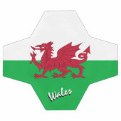 ウェールズ国旗Cymru /スポーツ サッカーボール (フラット)